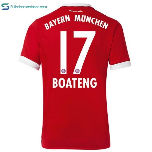 Camiseta Bayern Munich 1ª Boateng 2017/18